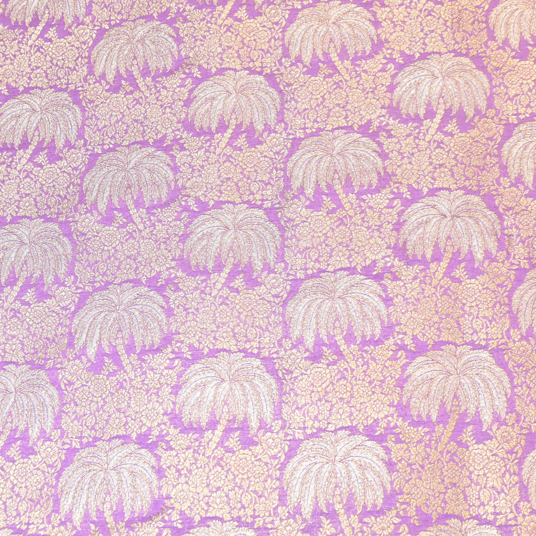Silk Alfi Zari Brocade Fabric 44" | Luxury Traditional Designer Fabric | AS1856-02