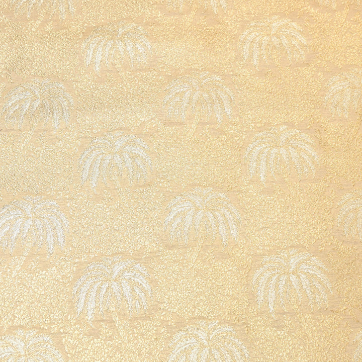 Silk Alfi Zari Brocade Fabric 44" | Luxury Traditional Designer Fabric | AS1856-03