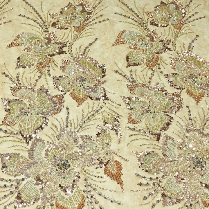 Premium Net Embroidery Fabric | Designer Net Fabric for Suits | 8852342 | 1