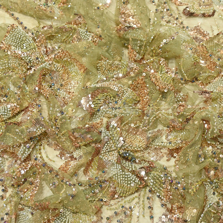 Premium Net Embroidery Fabric | Designer Net Fabric for Suits | 8852342 | 1