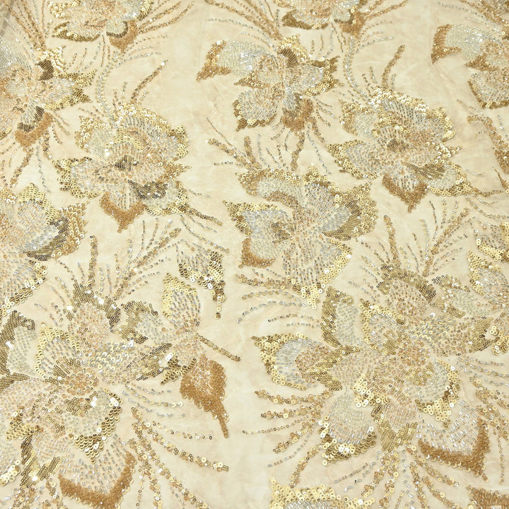 Premium Net Embroidery Fabric | Designer Net Fabric for Suits | 8852342 | 2