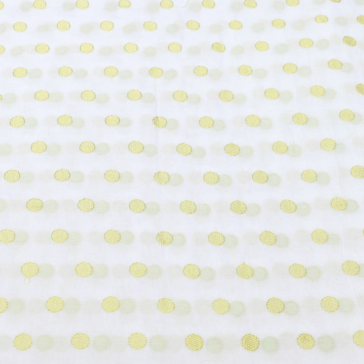 Mul Cotton Thread Embroidery Fabric – Designer Fabric- 0K1165-01