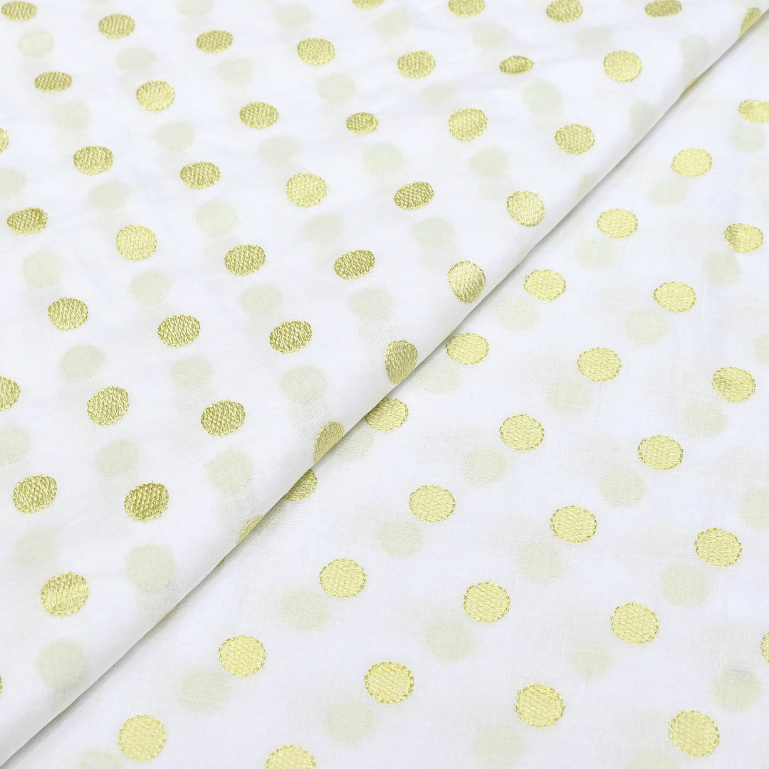Mul Cotton Thread Embroidery Fabric – Designer Fabric- 0K1165-01