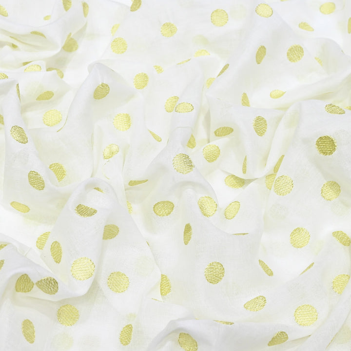Mul Cotton Thread Embroidery Fabric – Designer Fabric- 0K1165-01