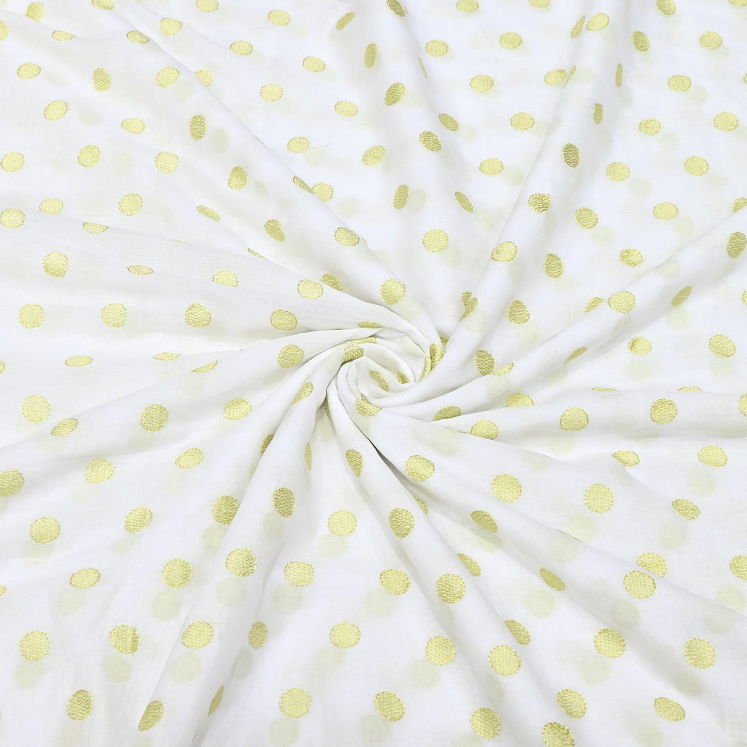 Mul Cotton Thread Embroidery Fabric – Designer Fabric- 0K1165-01