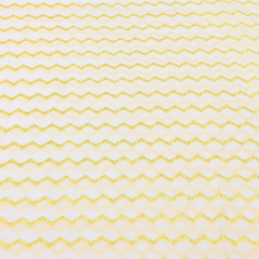 Mul Cotton Thread Embroidery Fabric – Designer Fabric- SN1169-01