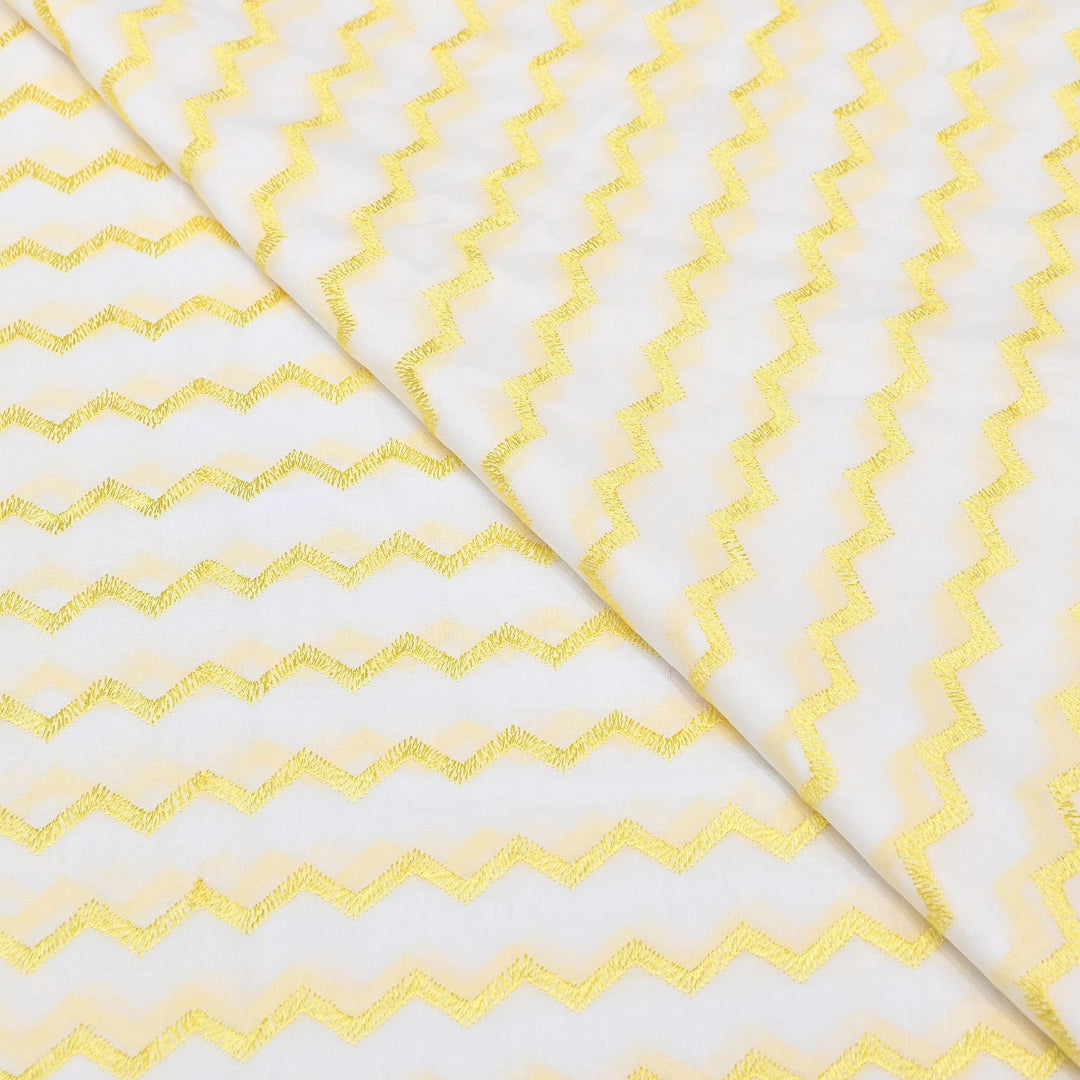 Mul Cotton Thread Embroidery Fabric – Designer Fabric- SN1169-01