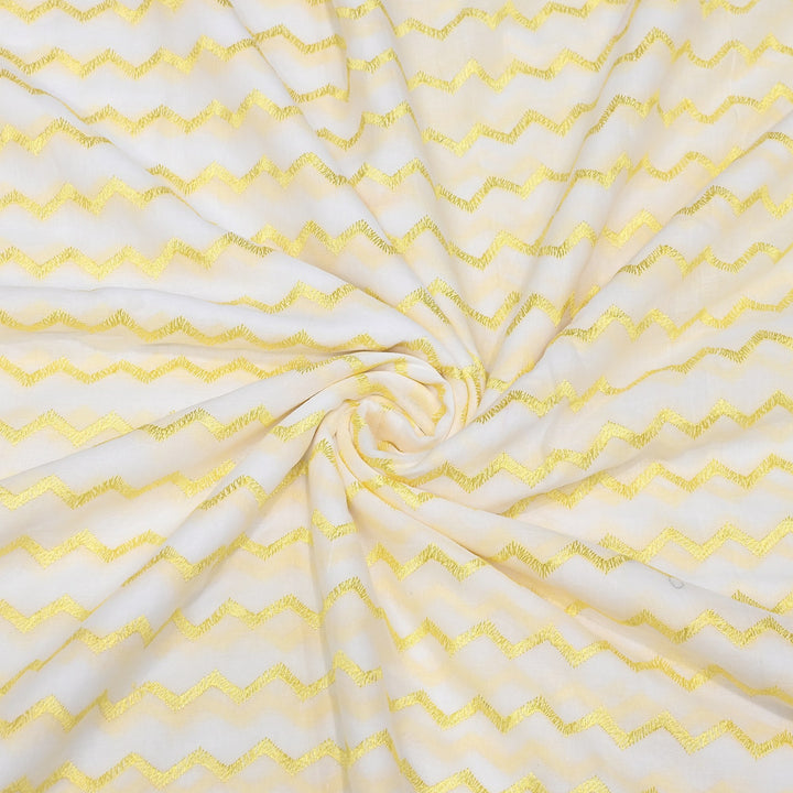 Mul Cotton Thread Embroidery Fabric – Designer Fabric- SN1169-01