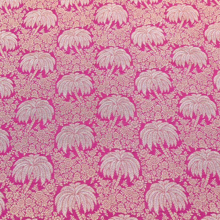 Silk Alfi Zari Brocade Fabric 44" | Luxury Traditional Designer Fabric | AS1856-08