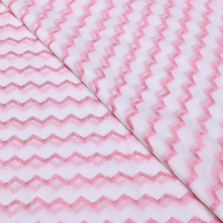 Mul Cotton Thread Embroidery Fabric – Designer Fabric- SN1169-04