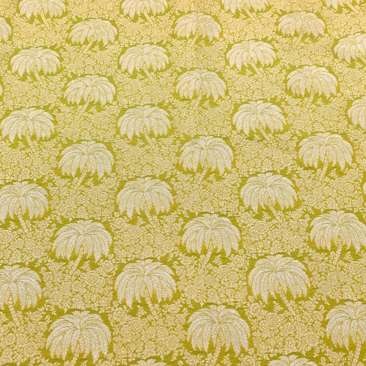 Silk Alfi Zari Brocade Fabric 44" | Luxury Traditional Designer Fabric | AS1856-10