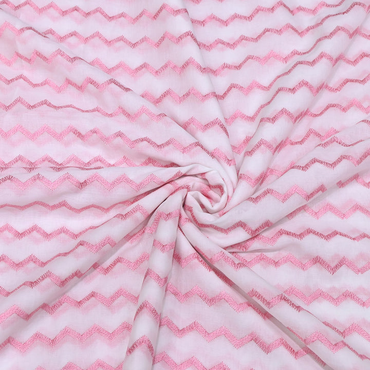 Mul Cotton Thread Embroidery Fabric – Designer Fabric- SN1169-04