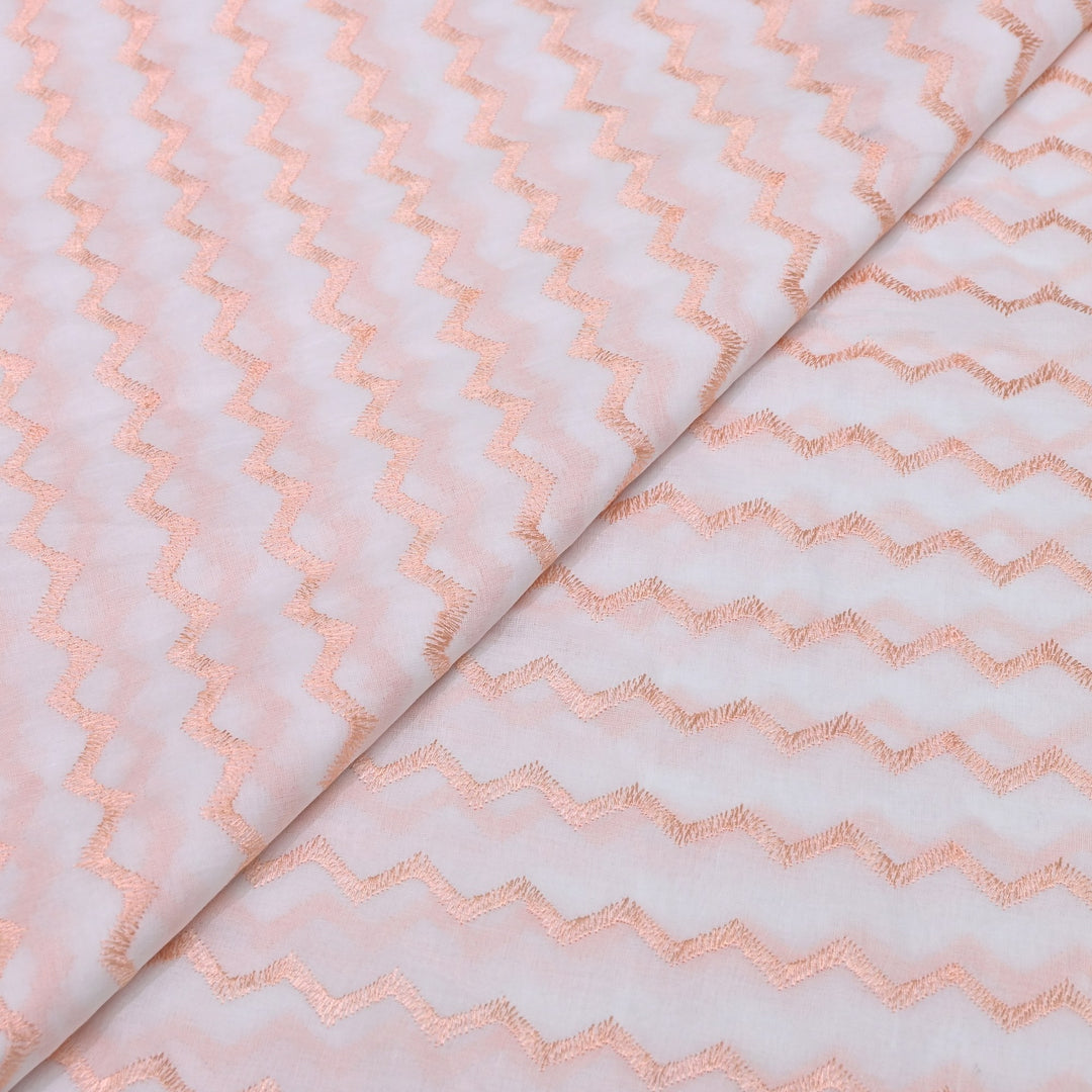 Mul Cotton Thread Embroidery Fabric – Designer Fabric- SN1169-03