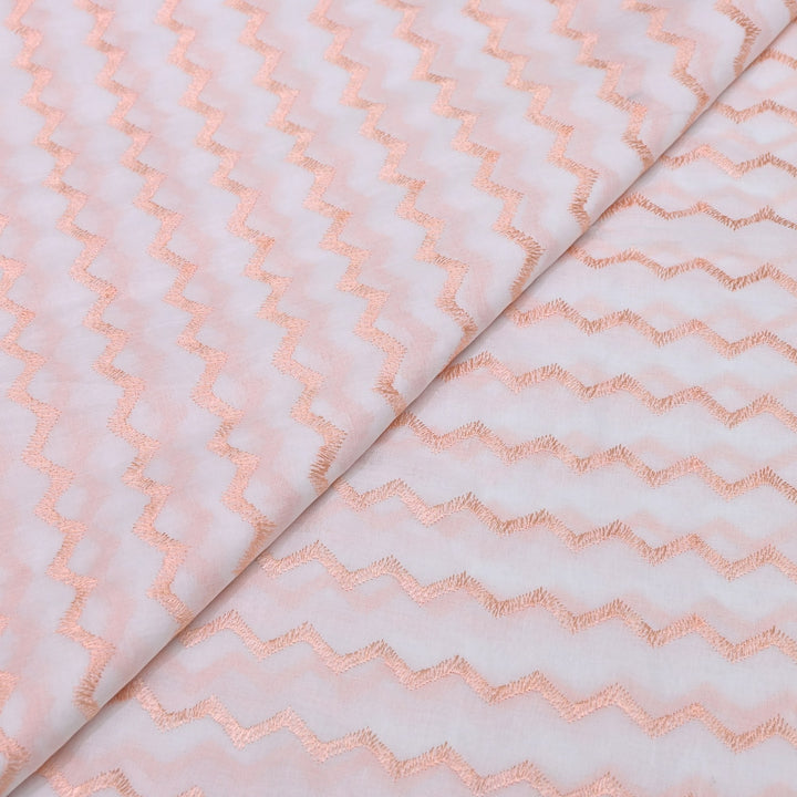 Mul Cotton Thread Embroidery Fabric – Designer Fabric- SN1169-03