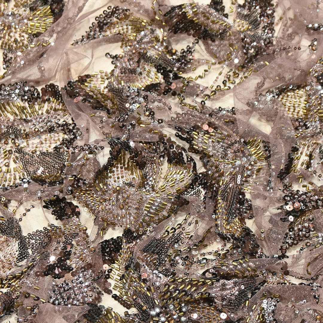 Premium Net Embroidery Fabric | Designer Net Fabric for Suits | 8852342 | 5