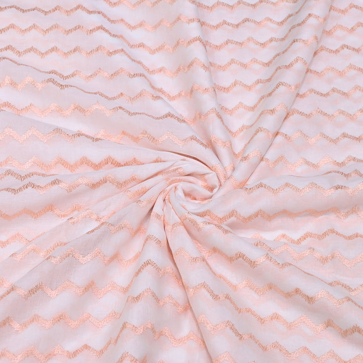 Mul Cotton Thread Embroidery Fabric – Designer Fabric- SN1169-03