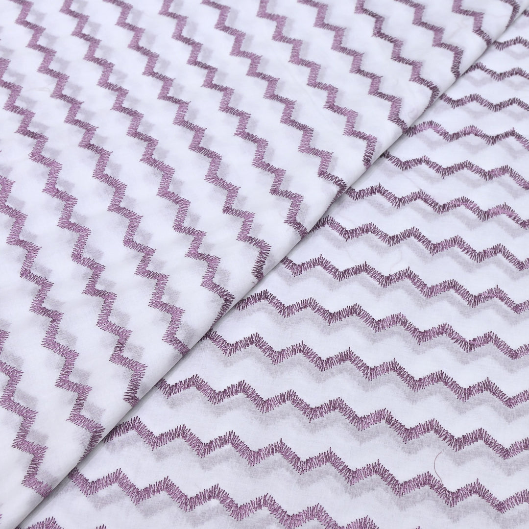 Mul Cotton Thread Embroidery Fabric – Designer Fabric- SN1169-05