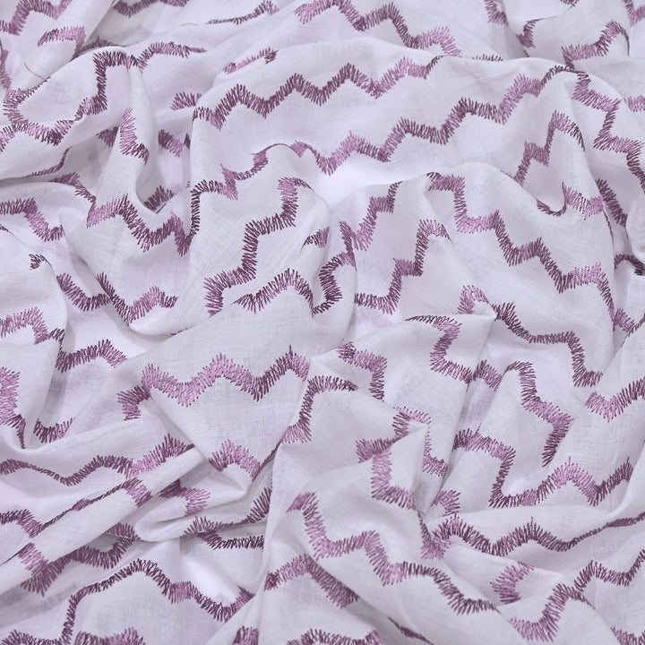 Mul Cotton Thread Embroidery Fabric – Designer Fabric- SN1169-05