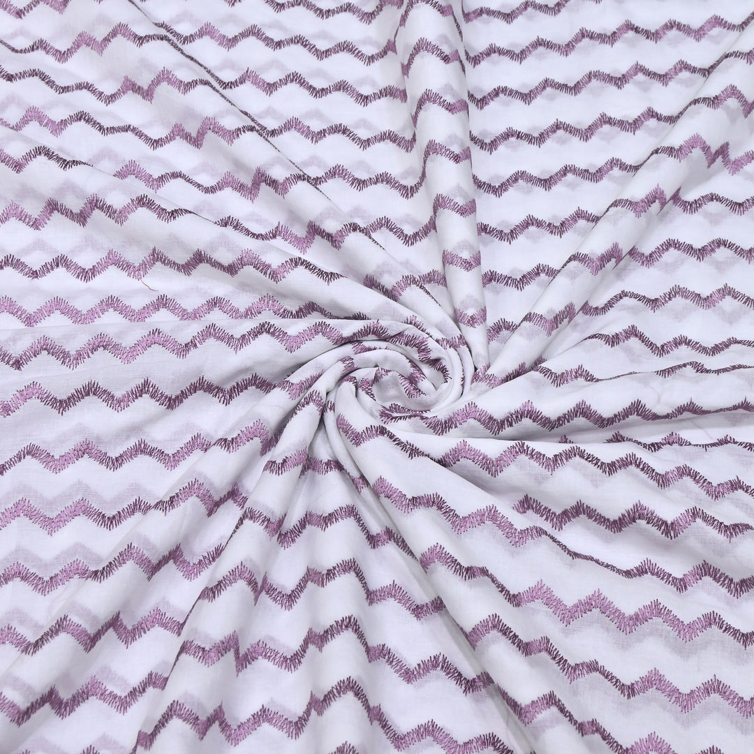 Mul Cotton Thread Embroidery Fabric – Designer Fabric- SN1169-05