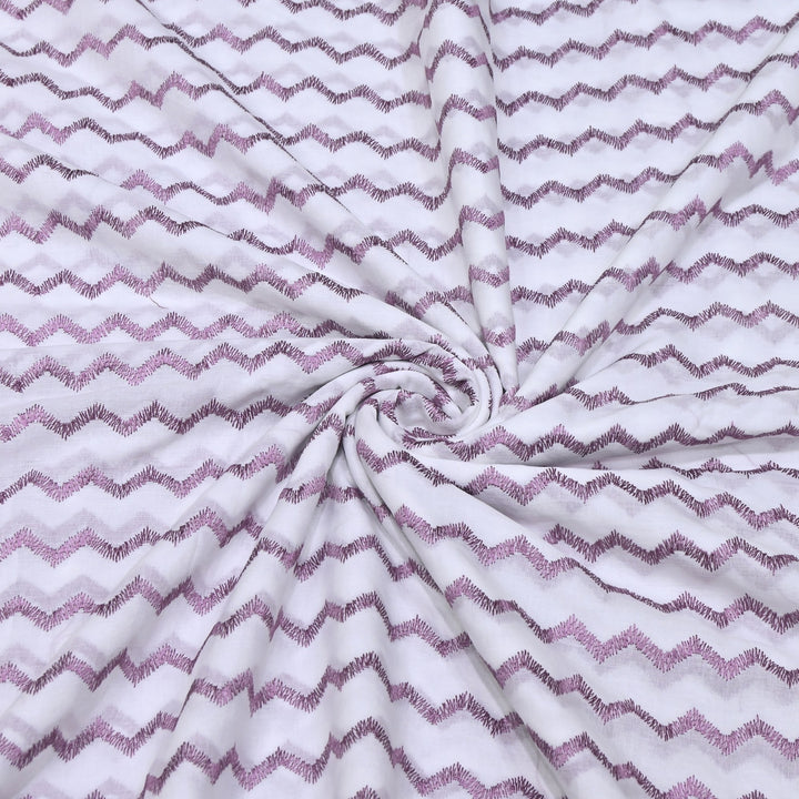 Mul Cotton Thread Embroidery Fabric – Designer Fabric- SN1169-05
