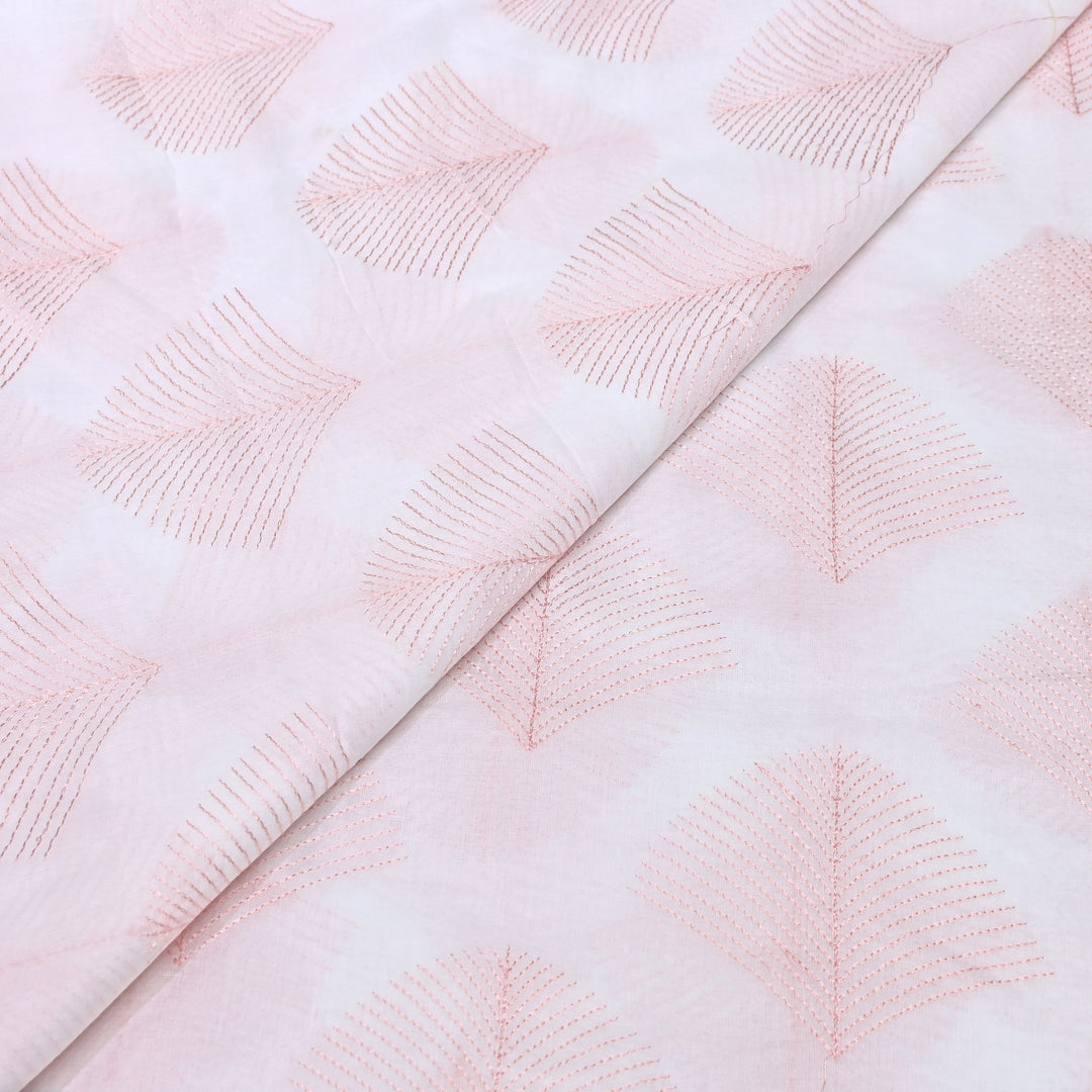 Mul Cotton Thread Embroidery Fabric – Designer Fabric- SN1166-01