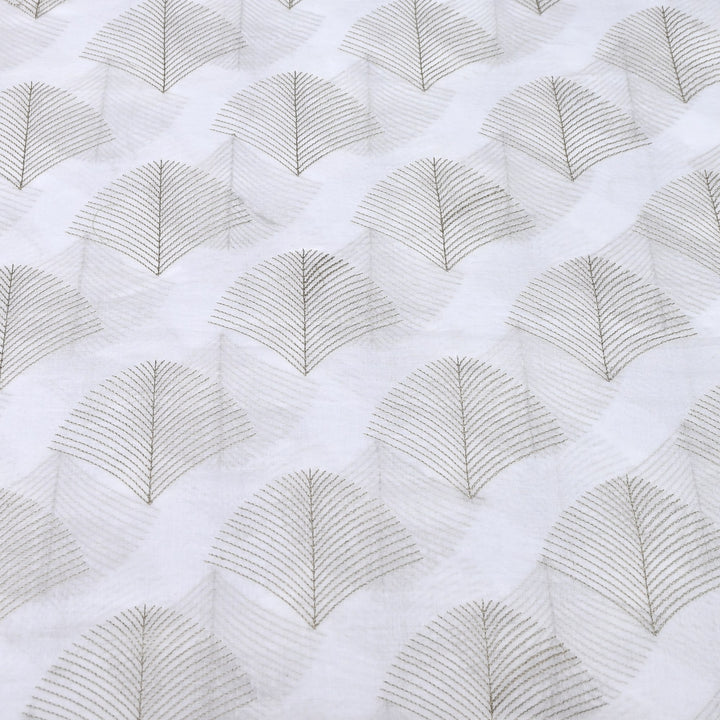 Mul Cotton Thread Embroidery Fabric – Designer Fabric- SN1166-02
