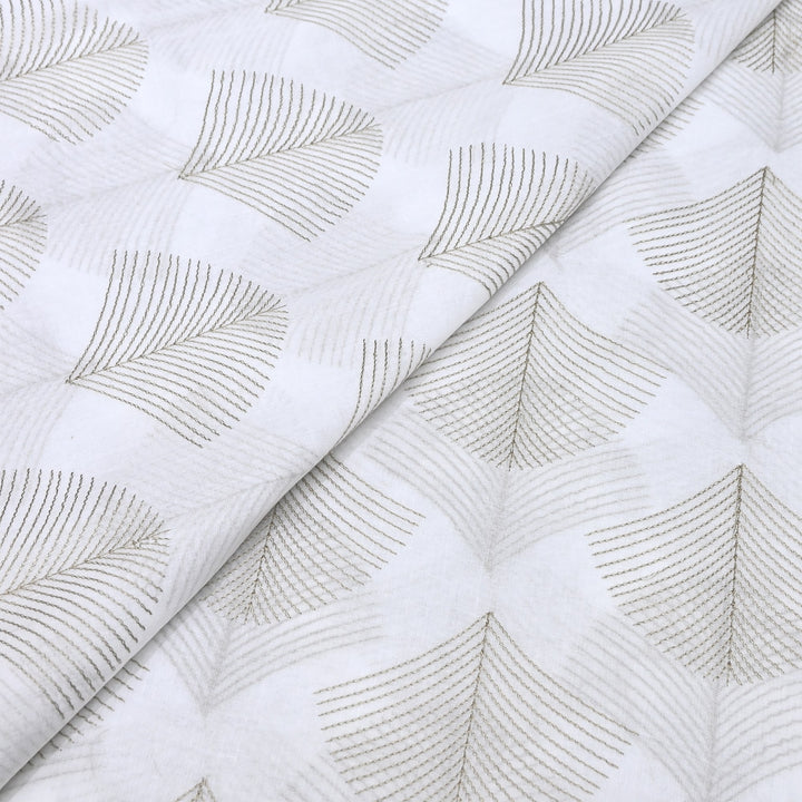 Mul Cotton Thread Embroidery Fabric – Designer Fabric- SN1166-02