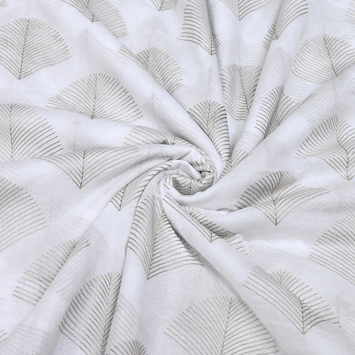 Mul Cotton Thread Embroidery Fabric – Designer Fabric- SN1166-02