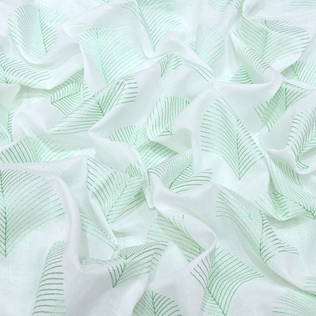 Mul Cotton Thread Embroidery Fabric – Designer Fabric- SN1166-03