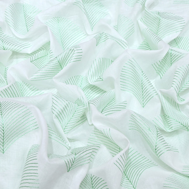 Mul Cotton Thread Embroidery Fabric – Designer Fabric- SN1166-03