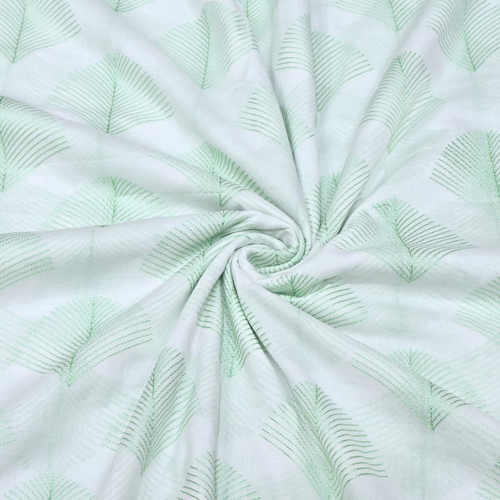 Mul Cotton Thread Embroidery Fabric – Designer Fabric- SN1166-03