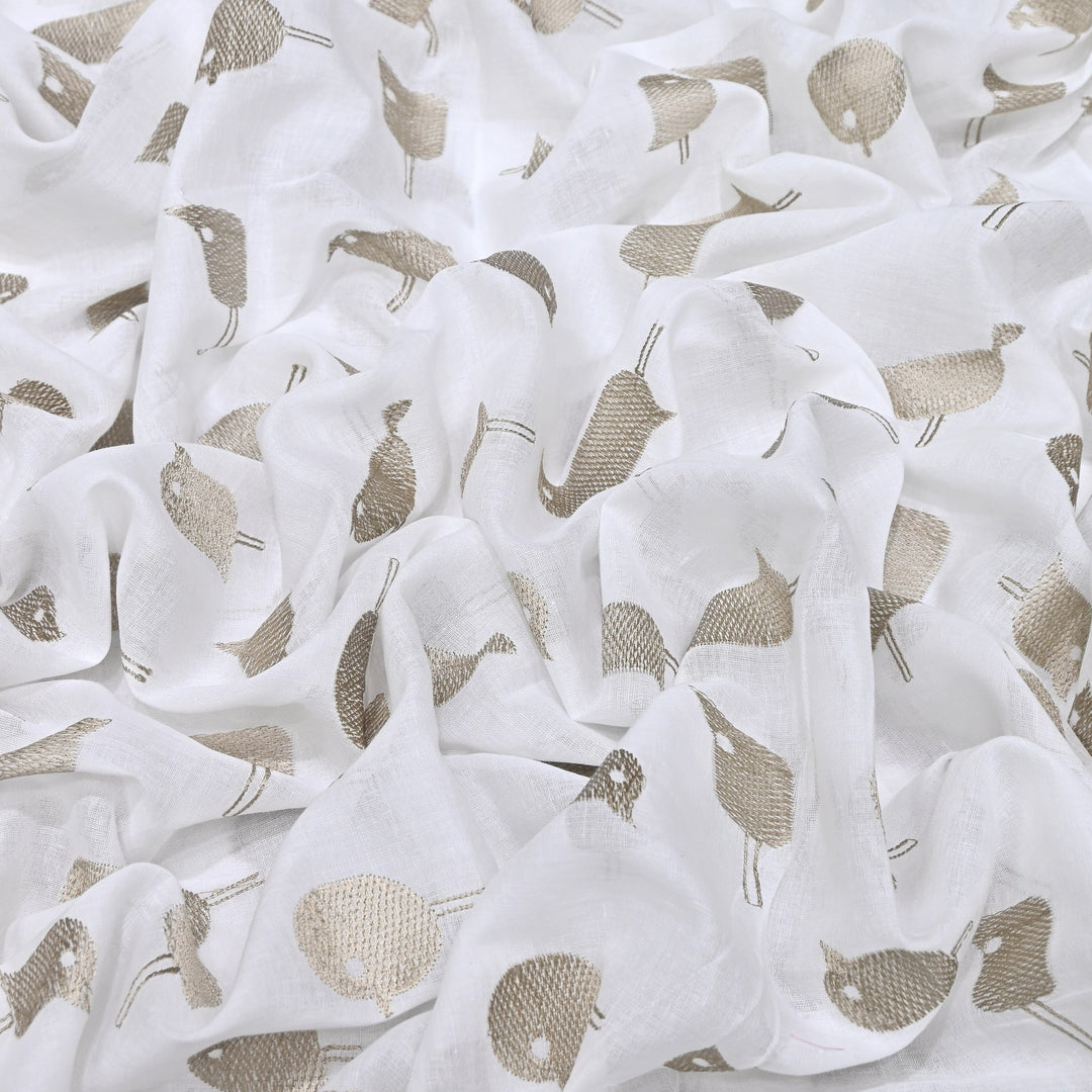Mul Cotton Thread Embroidery Fabric – Designer Fabric- SN1167-04