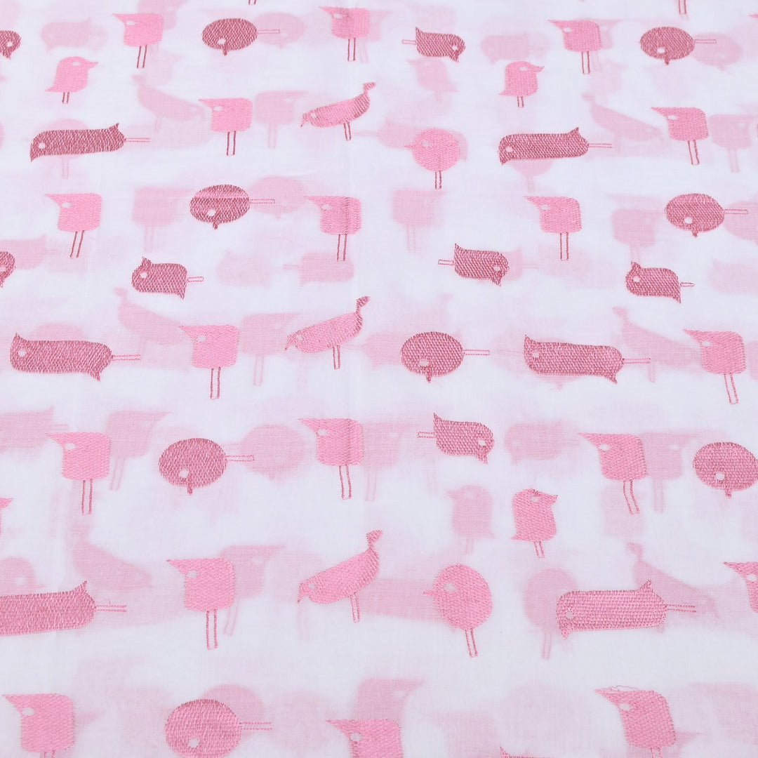 Mul Cotton Thread Embroidery Fabric – Designer Fabric- SN1167-03