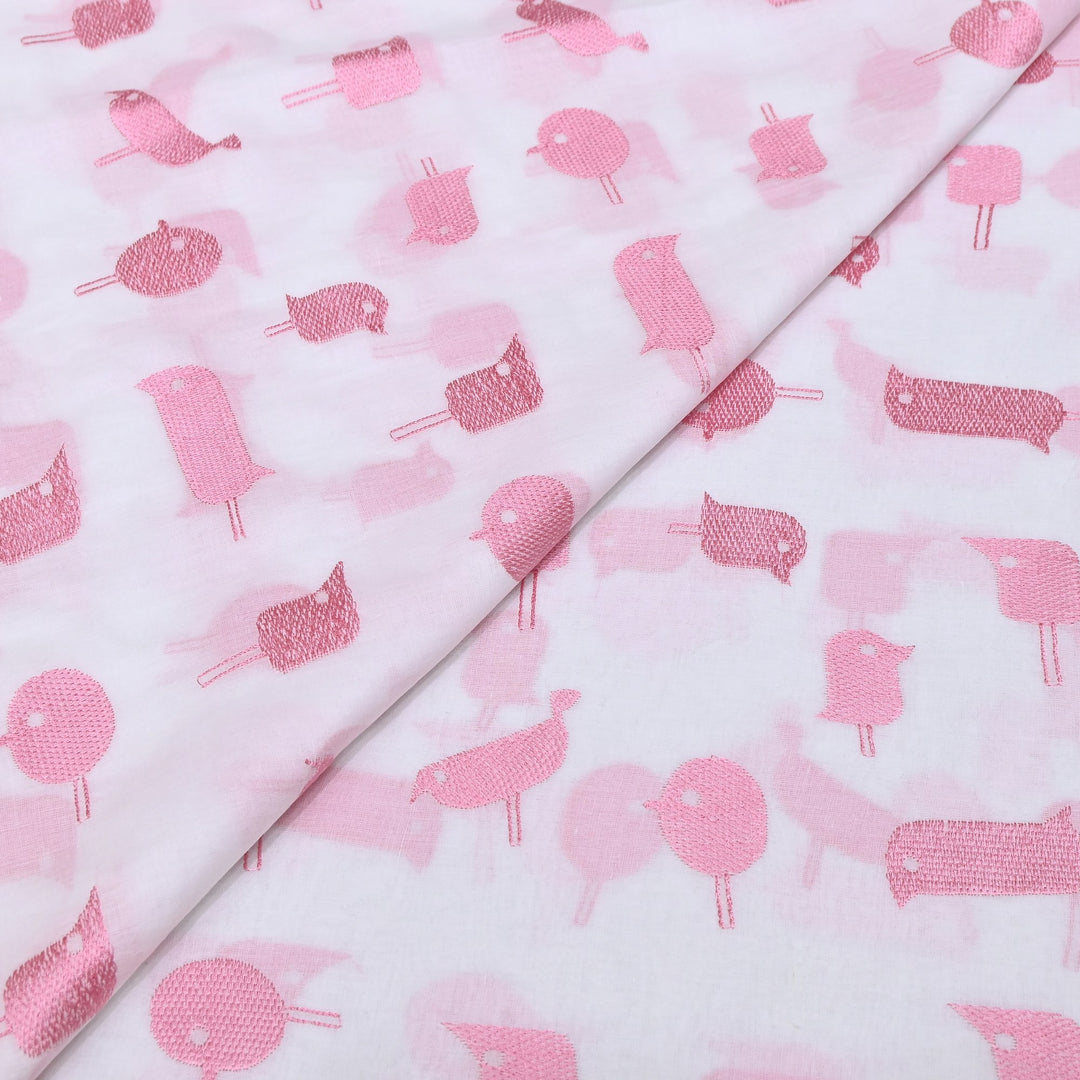Mul Cotton Thread Embroidery Fabric – Designer Fabric- SN1167-03