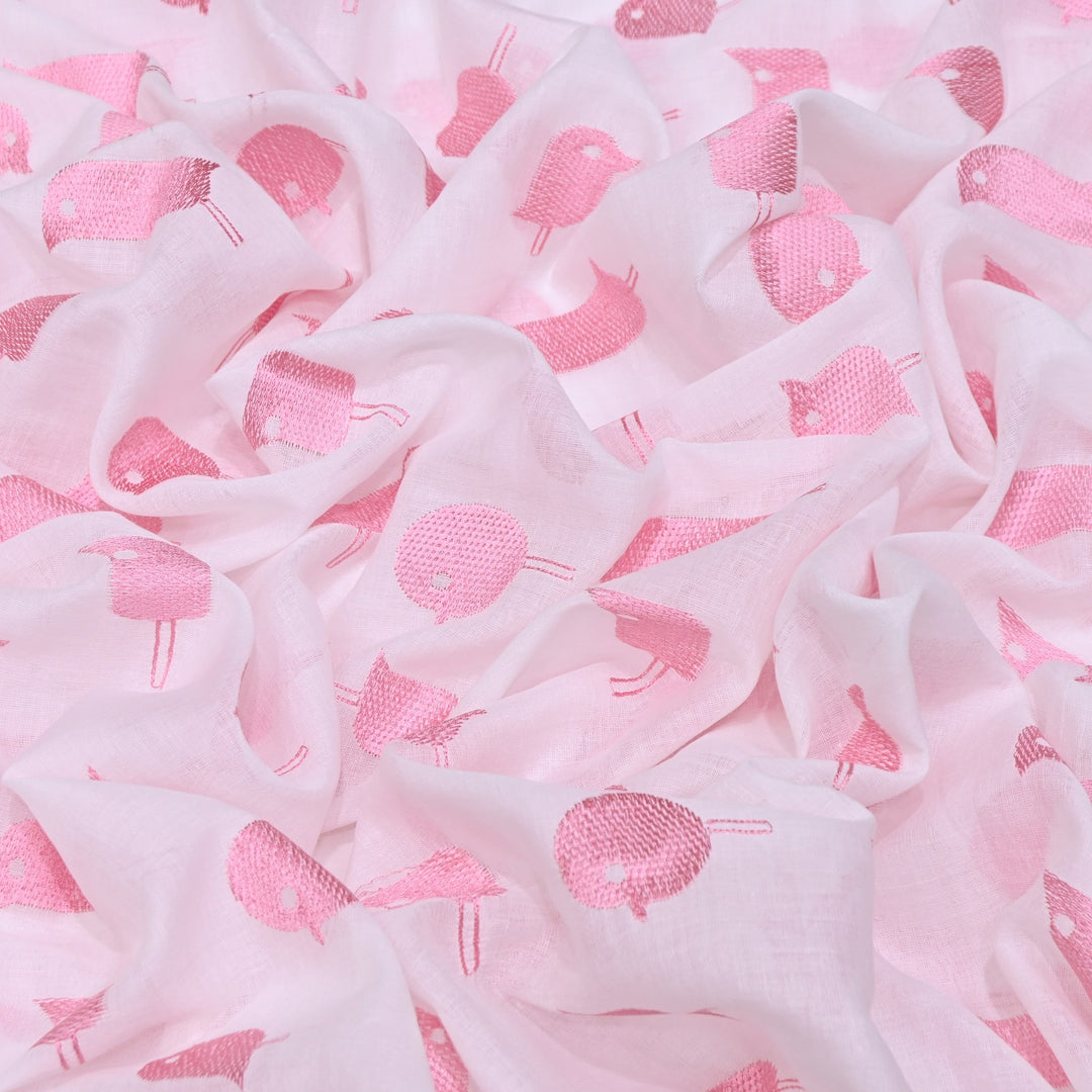 Mul Cotton Thread Embroidery Fabric – Designer Fabric- SN1167-03