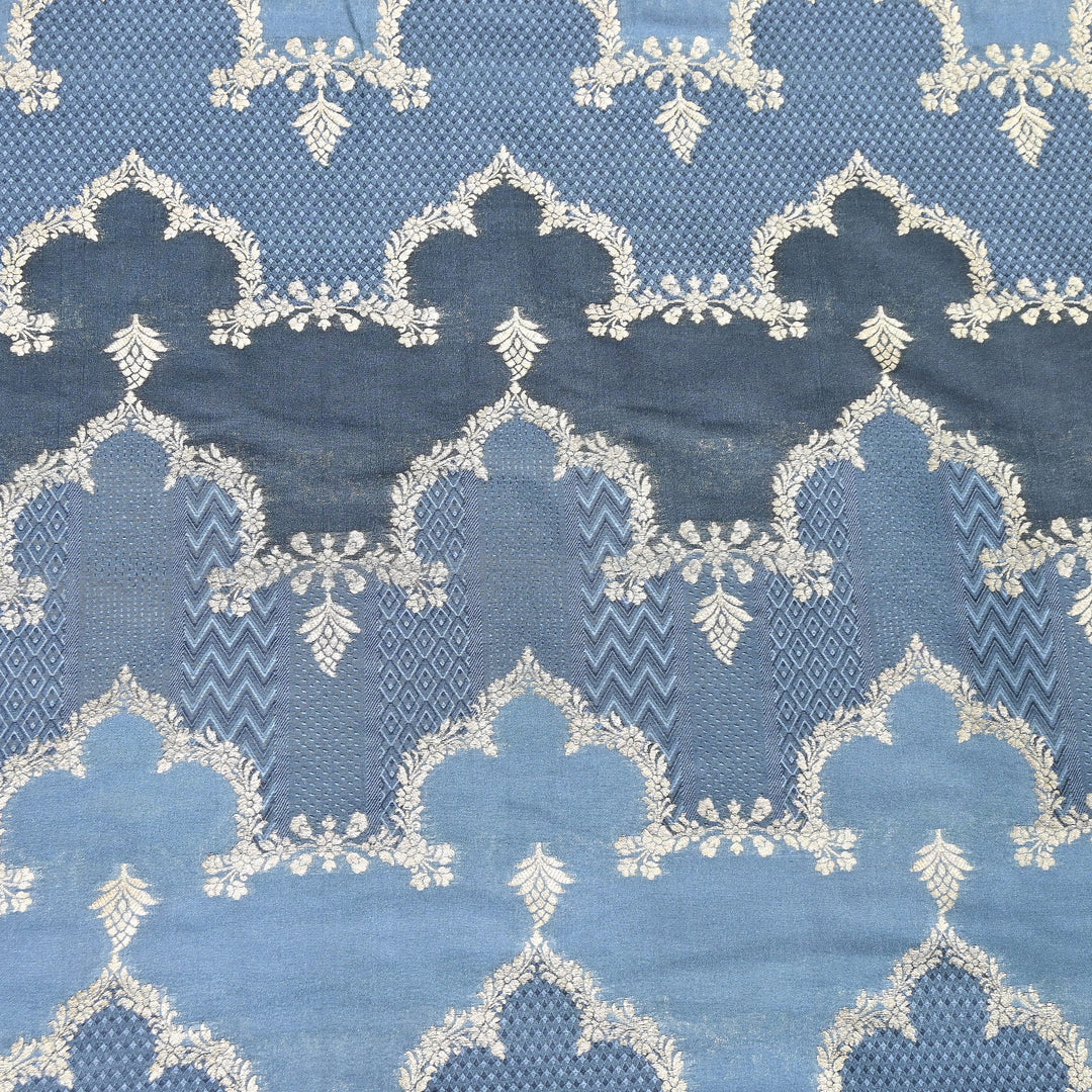 Handloom Katan Alfi Brocade Fabric 44" | Luxury Traditional Designer Fabric | RFC101-02