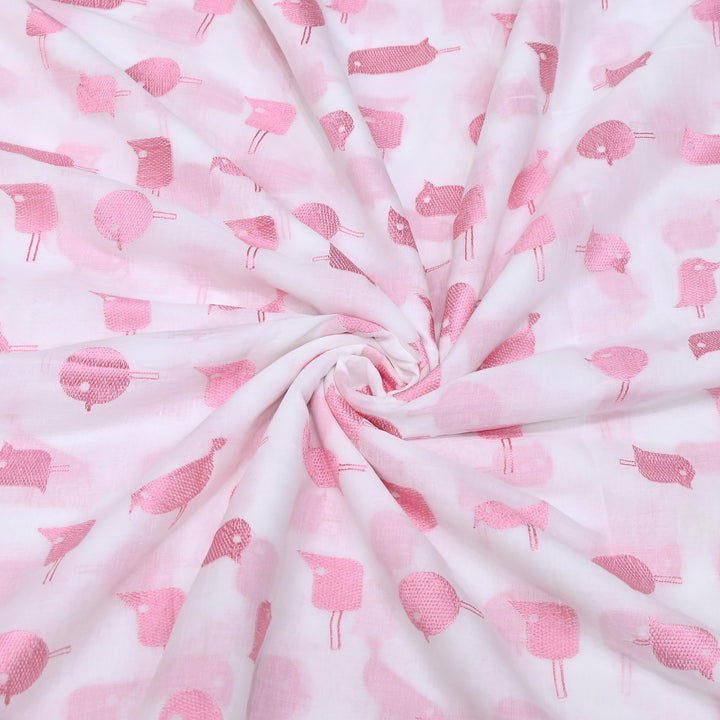 Mul Cotton Thread Embroidery Fabric – Designer Fabric- SN1167-03