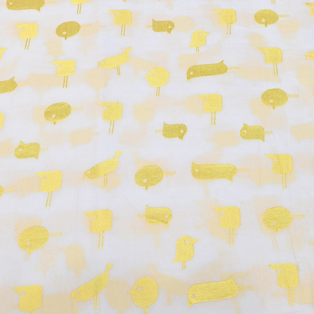 Mul Cotton Thread Embroidery Fabric – Designer Fabric- SN1167-01