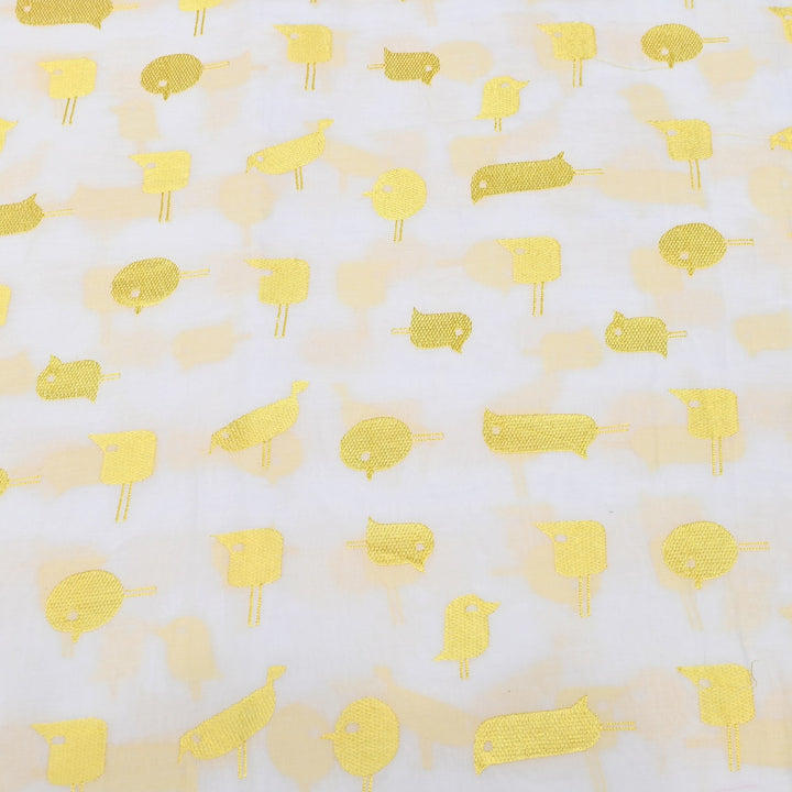 Mul Cotton Thread Embroidery Fabric – Designer Fabric- SN1167-01