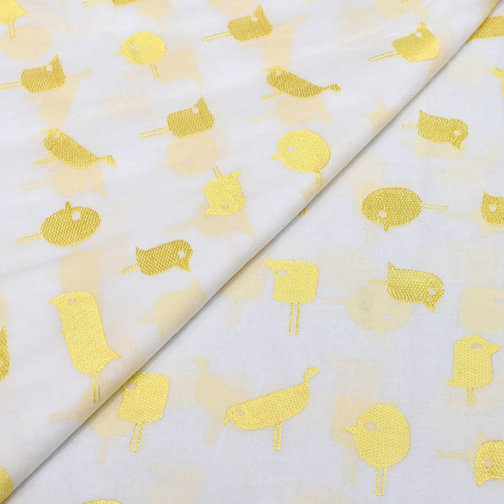 Mul Cotton Thread Embroidery Fabric – Designer Fabric- SN1167-01