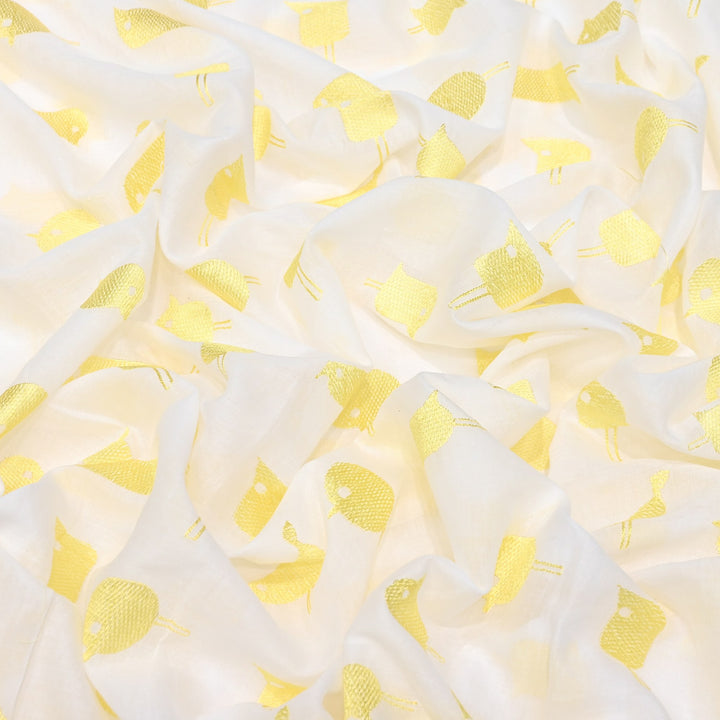 Mul Cotton Thread Embroidery Fabric – Designer Fabric- SN1167-01