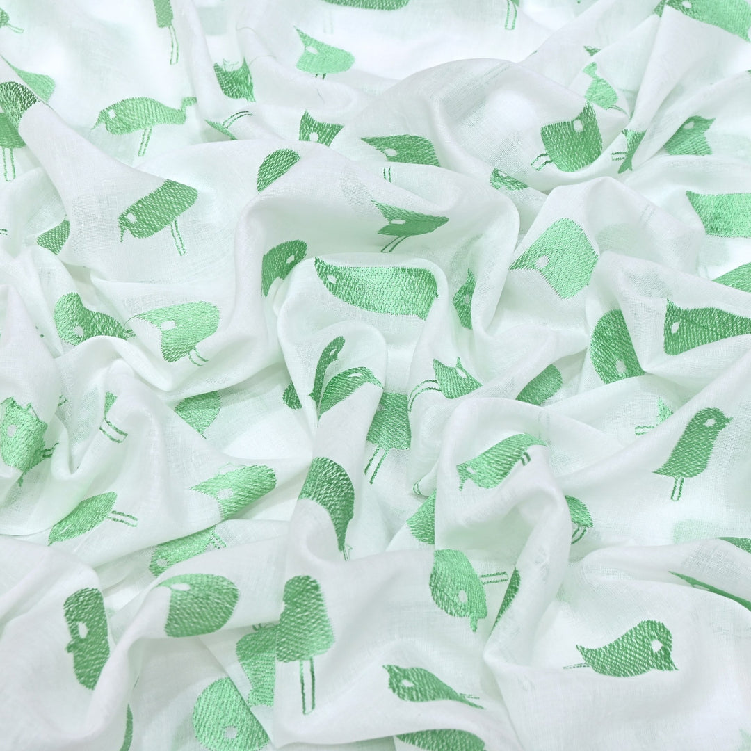 Mul Cotton Thread Embroidery Fabric – Designer Fabric- SN1167-02