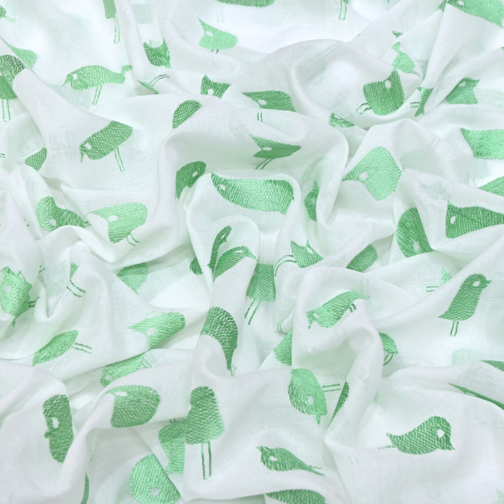 Mul Cotton Thread Embroidery Fabric – Designer Fabric- SN1167-02