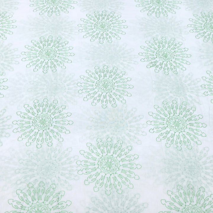 Mul Cotton Thread Embroidery Fabric – Designer Fabric- SN1165-03
