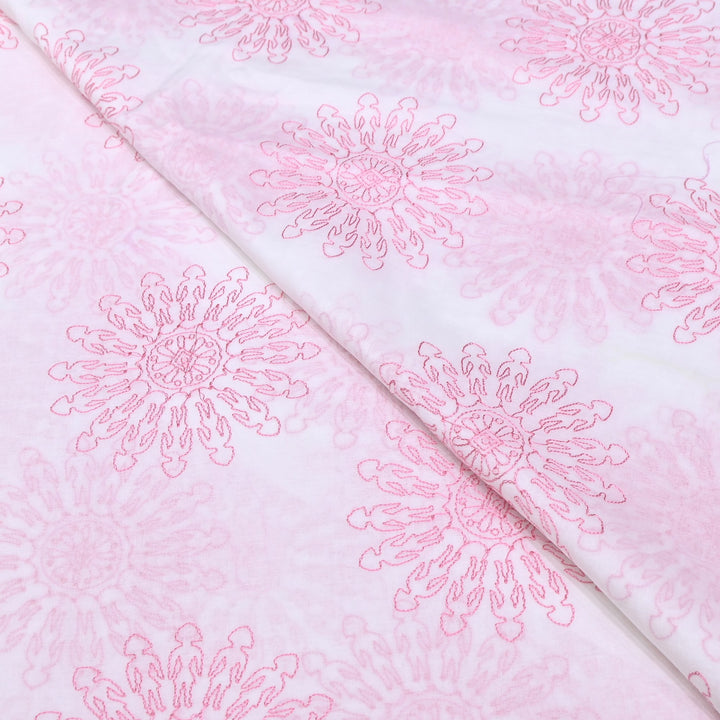 Mul Cotton Thread Embroidery Fabric – Designer Fabric- SN1165-02