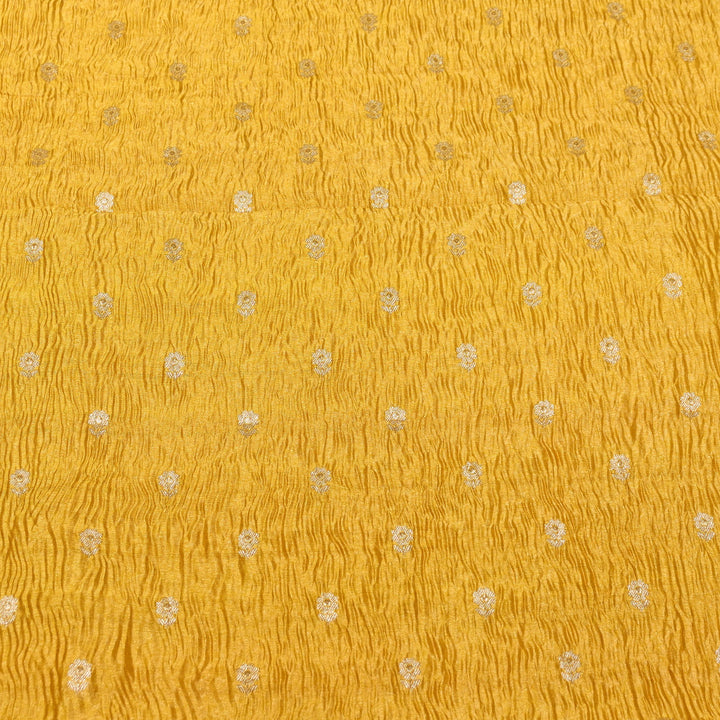 Pure Crush Tissue Zari Booti | Luxury Traditional Designer Fabric | ASE080-05