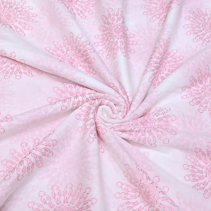 Mul Cotton Thread Embroidery Fabric – Designer Fabric- SN1165-02