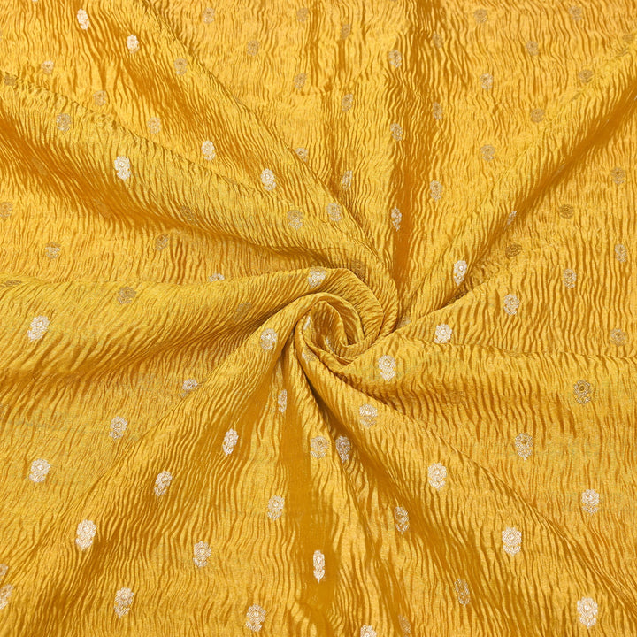 Pure Crush Tissue Zari Booti | Luxury Traditional Designer Fabric | ASE080-05