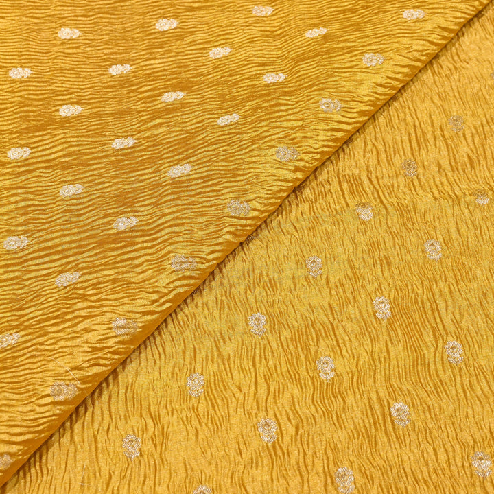 Pure Crush Tissue Zari Booti | Luxury Traditional Designer Fabric | ASE080-05