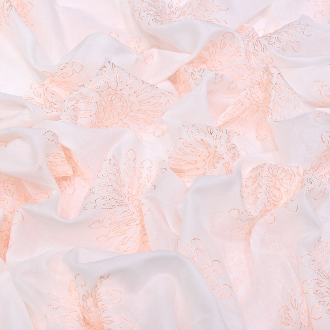Mul Cotton Thread Embroidery Fabric – Designer Fabric- SN1165-01